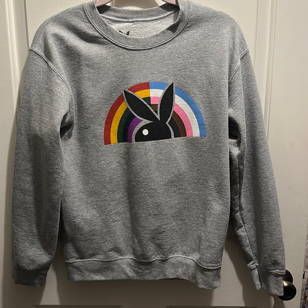 Playboy Pride Gray Crewneck